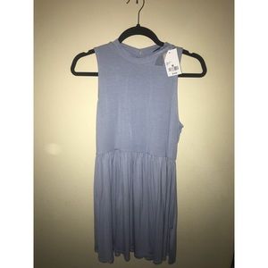 Blue babydoll dress